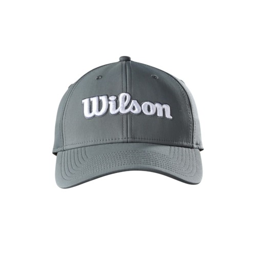 Szara czapka golfowa z daszkiem - Wilson TOUR CAP GREY OSFA