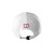 Biała czapka  golfowa z daszkiem - Wilson TOUR CAP White / Red, biała z czerwonym napisem