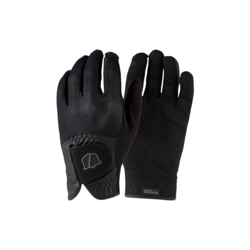 Rękawiczki golfowe przeciwdeszczowe Wilson RAIN - męskie, model 2025, czarne