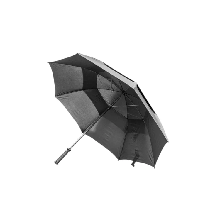 Czarny parasol golfowy - Longridge DUAL CANOPY Black 60"