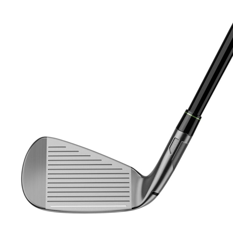 TaylorMade Qi Gunmetal – lico irona i rowki główki kija golfowego