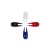 Longridge Plastic PITCHFORK White / Black / Red / Blue - Divot tool, narzędzie do naprawiania greenów w kolorach biały / czarny / czerwony / niebieski