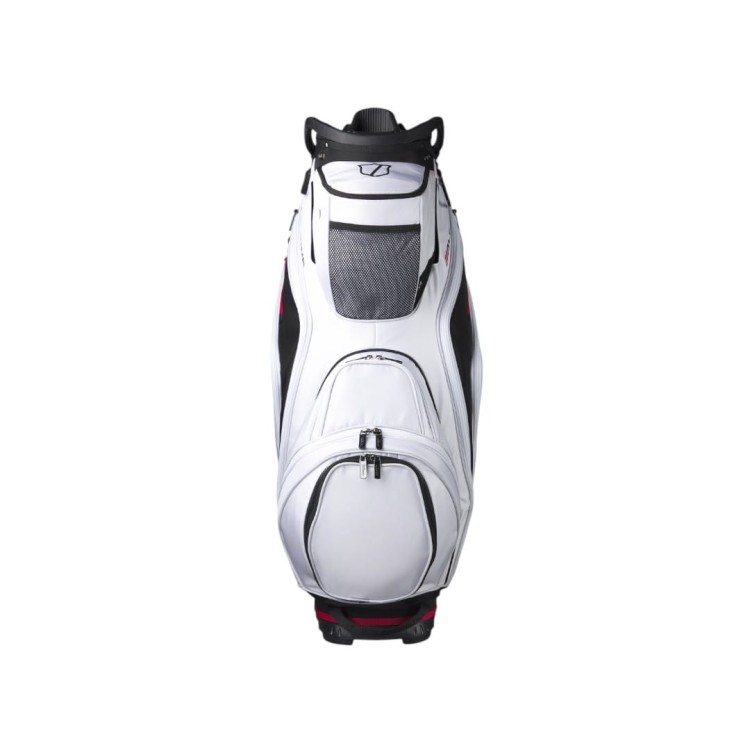 Biało-czarna torba na wózek - Wilson ALPINE Cart Bag White / Black 2025 (14 przegród)
