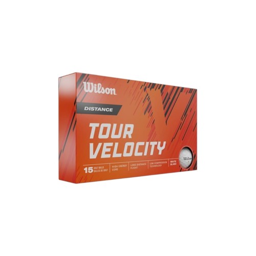 Piłki golfowe Wilson Tour VELOCITY Distance  - białe, 15szt