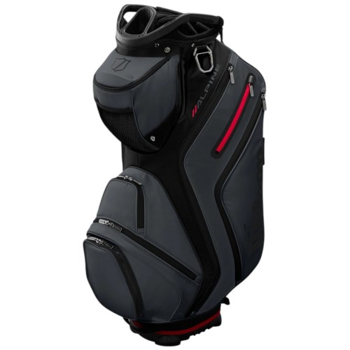 Czarno-szara torba na wózek - Wilson ALPINE Cart Bag Black / Grey 2025 (14 przegród)