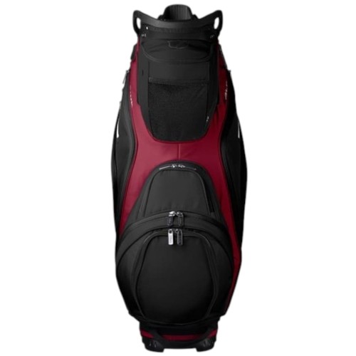 Torba golfowa na wózek - Wilson ALPINE Cart Bag Black / Red - 2025, czarna / czerwona (14 przegród)