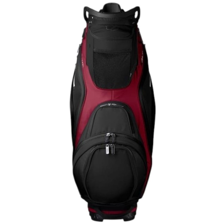 Torba golfowa na wózek - Wilson ALPINE Cart Bag Black / Red - 2025, czarna / czerwona (14 przegród)