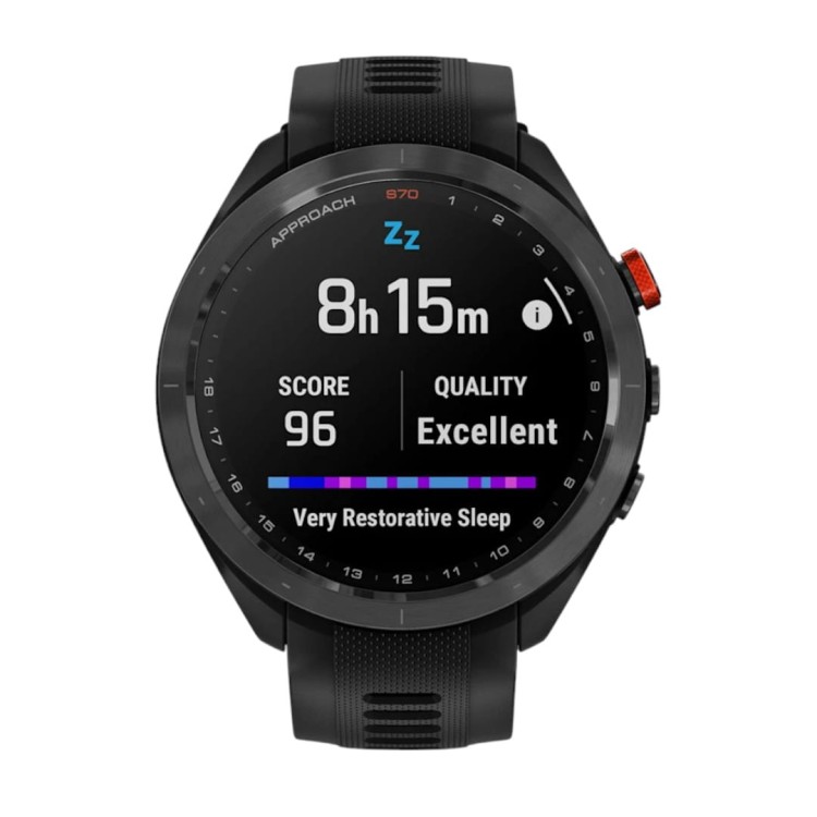Zegarek golfowy GARMIN Approach S70 - czarny, 47mm smartwatch