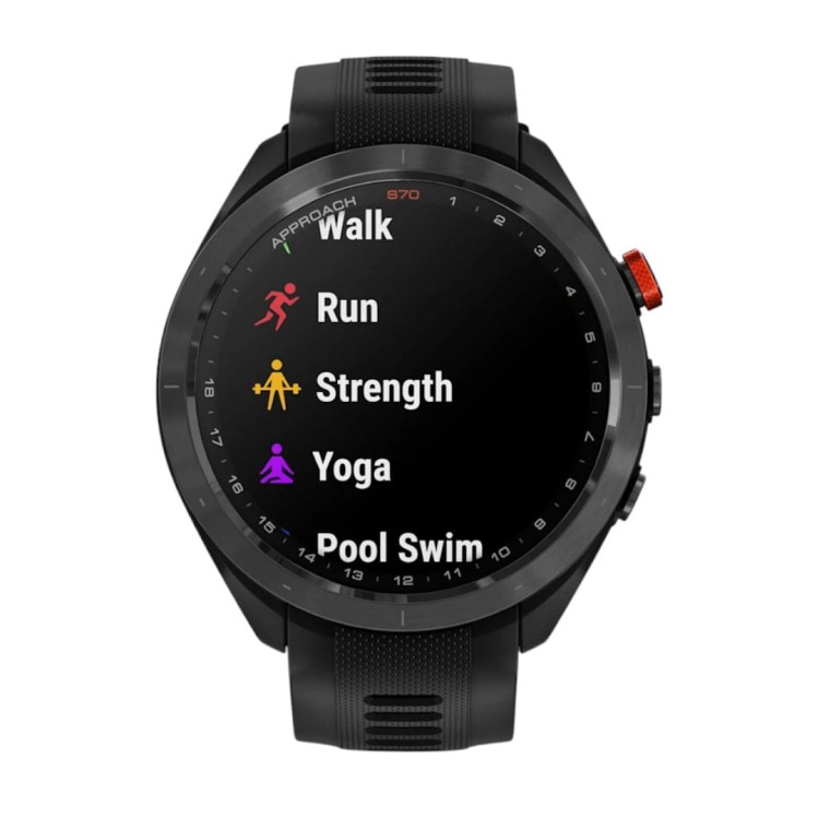 Zegarek golfowy GARMIN Approach S70 - czarny, 47mm smartwatch