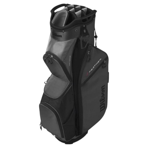 Torba golfowa na wózek - Wilson FEATHER Cart Bag Grey / Black, 14 przegród