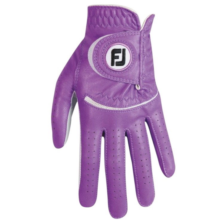 Rękawiczka golfowa damska Footjoy Spectrum PURPLE - fioletowa, rozmiar M lewa