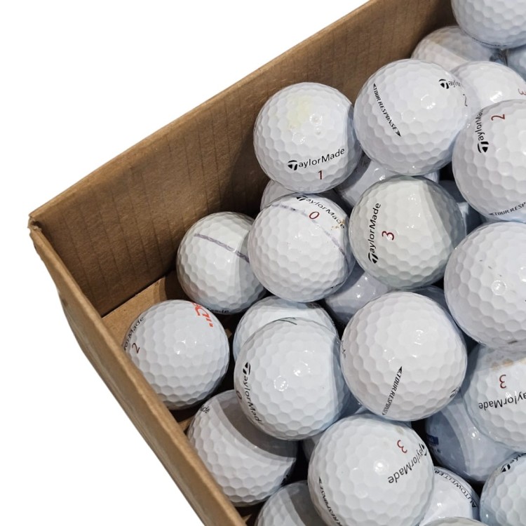 Piłki golfowe używane Taylormade Tour Response LAKEBALLS - kategoria C, 10szt, białe