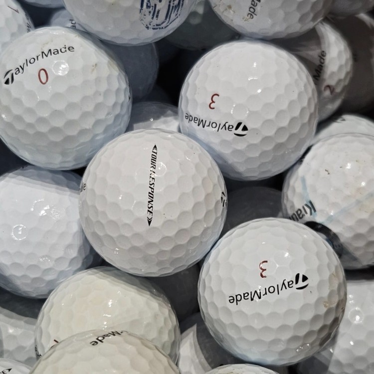 Piłki golfowe używane Taylormade Tour Response LAKEBALLS - kategoria C, 10szt, białe