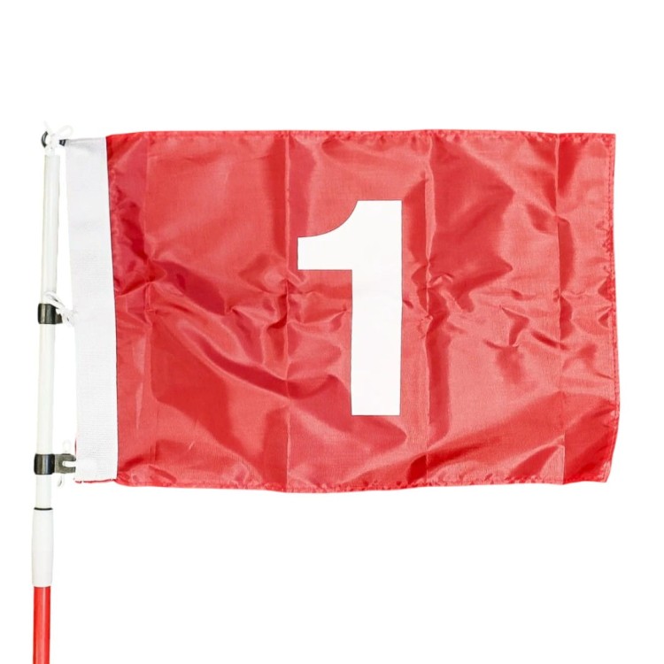 Dołek golfowy z flagą - Longridge FLAG STICK with putting cup, do treningu puttowania