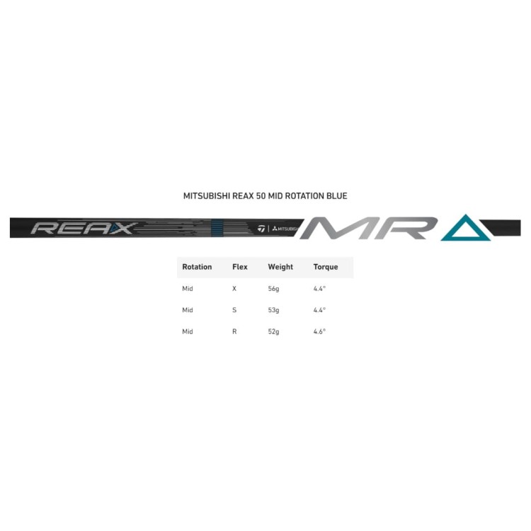 Shaft Mitsubishi REAX 50 MID Rotation Blue - specyfikacja
