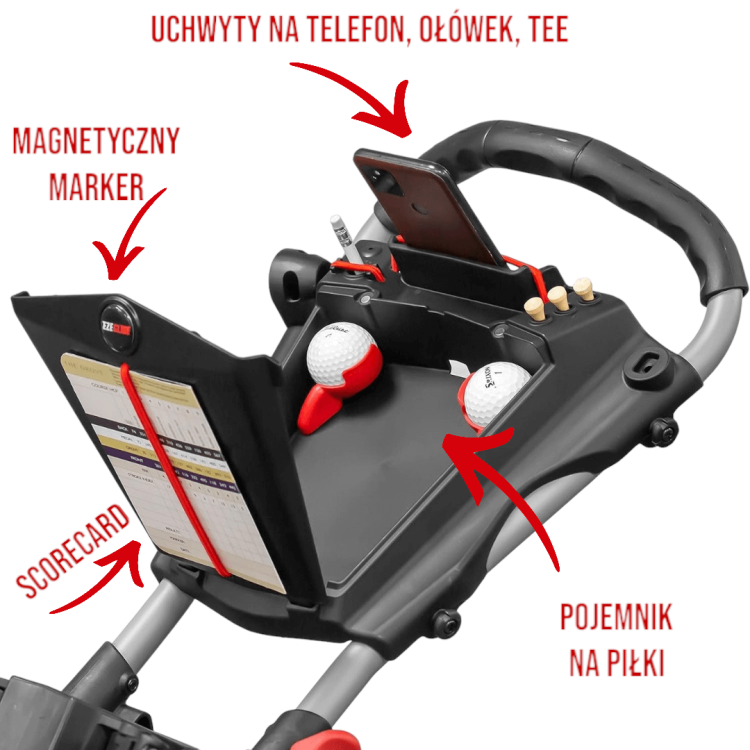 EzeGlide Bolt 2 Wózek golfowy biały