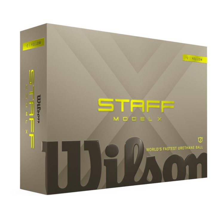 Żółte piłki golfowe Wilson Staff model X yellow - opakowanie