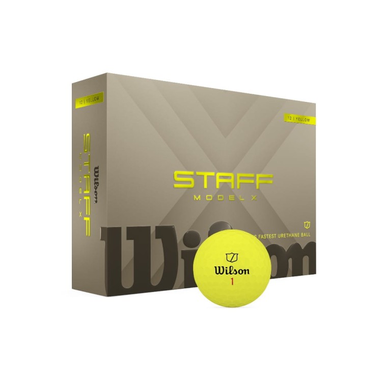 Żółte piłki golfowe Wilson Staff model X yellow - 2026