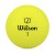 Żółta piłka golfowa Wilson Staff model X yellow - logo