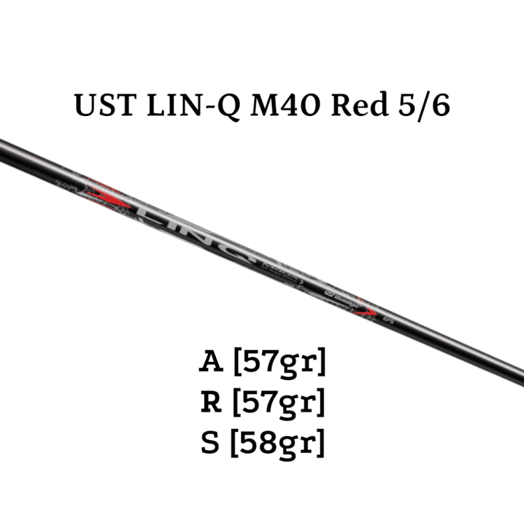 Shaft UST LIN-Q M40 RED 5/6 - specyfikacja
