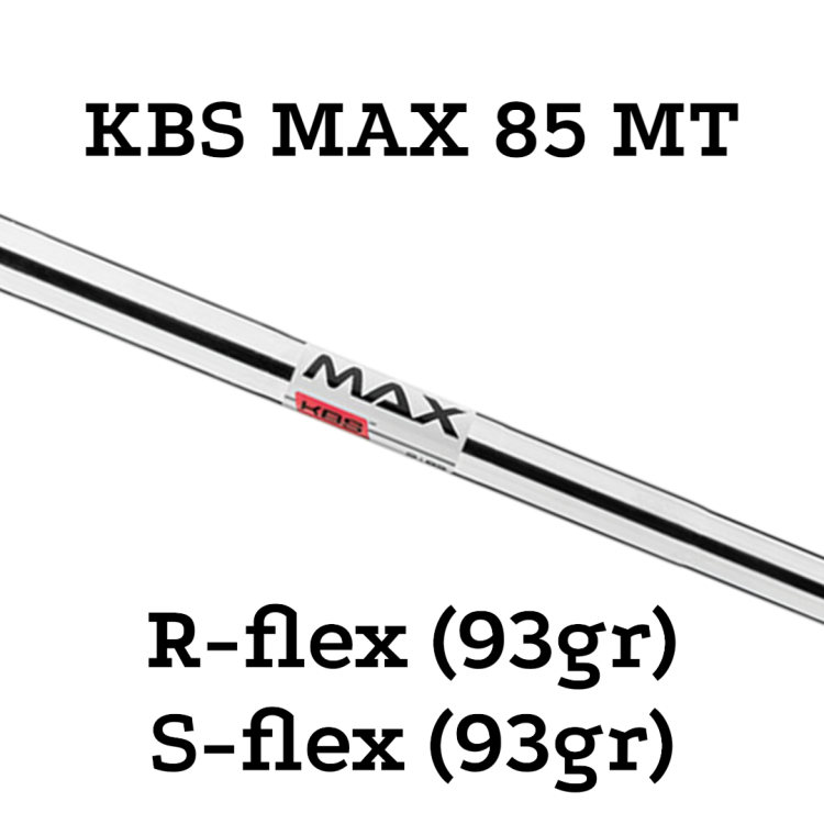 Shaft stalowy Taylormade Qi MAX Irons - KBS MAX 85 MT, specyfikacja