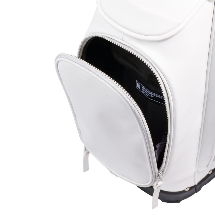 Wilson The 1914 White Stand Bag - odpinany panel kieszeni