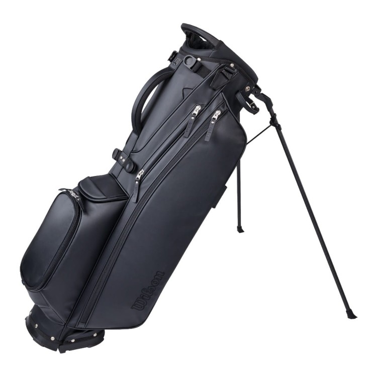 Wilson The 1914 Black Stand Bag - torba golfowa z nóżkami, czarna
