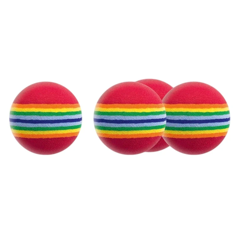 Longridge Colored Foam Balls - piankowe piłki golfowe treningowe tęczowe 6 szt.