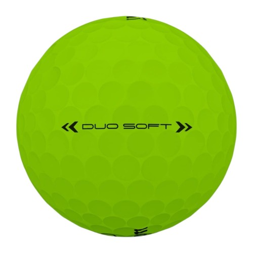 Wilson DUO Soft Green - zielona, matowa piłka golfowa miękka