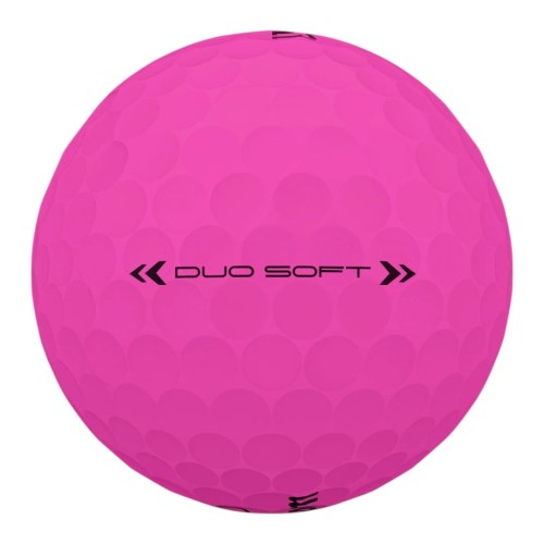 Wilson DUO Soft Pink - różowa, matowa piłka golfowa miękka