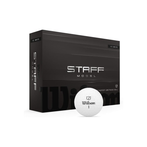 Wilson Staff Model White 2026 - piłki golfowe białe 4-warstowe
