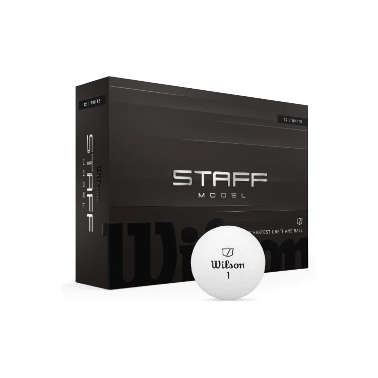 Wilson Staff Model White 2026 - piłki golfowe białe 4-warstowe