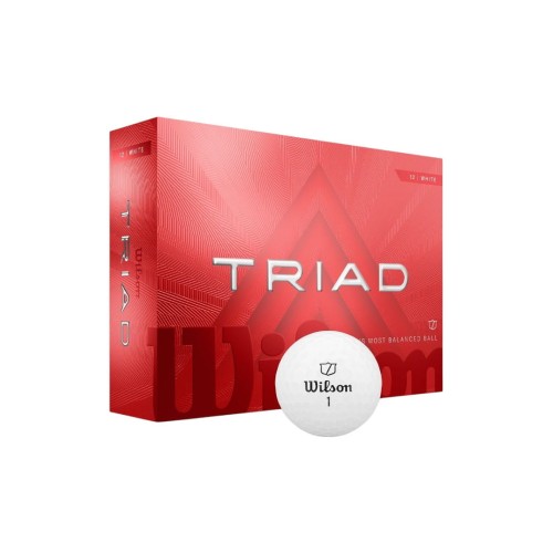 Wilson TRIAD White - piłki golfowe białe 12 szt.