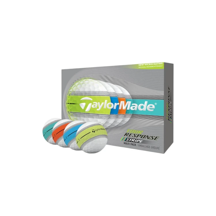Piłki golfowe TaylorMade Tour Response Stripe Multi - z paskiem