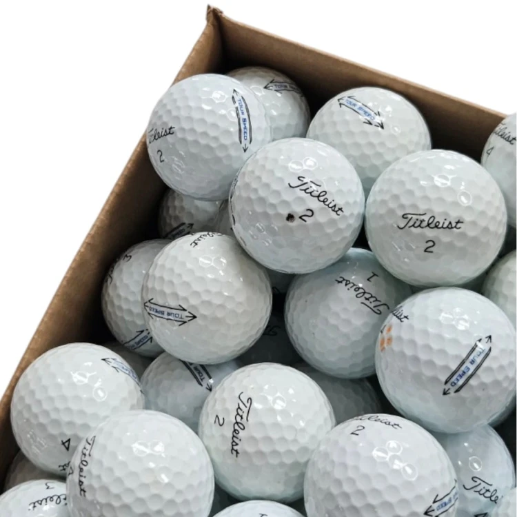 Używane piłki golfowe Titleist Tour Speed LAKEBALLS - 10szt, kategoria A/B, białe