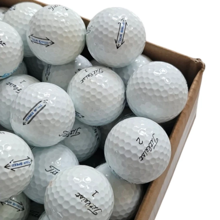 Używane piłki golfowe Titleist Tour Speed LAKEBALLS - 10szt, kategoria A/B, białe