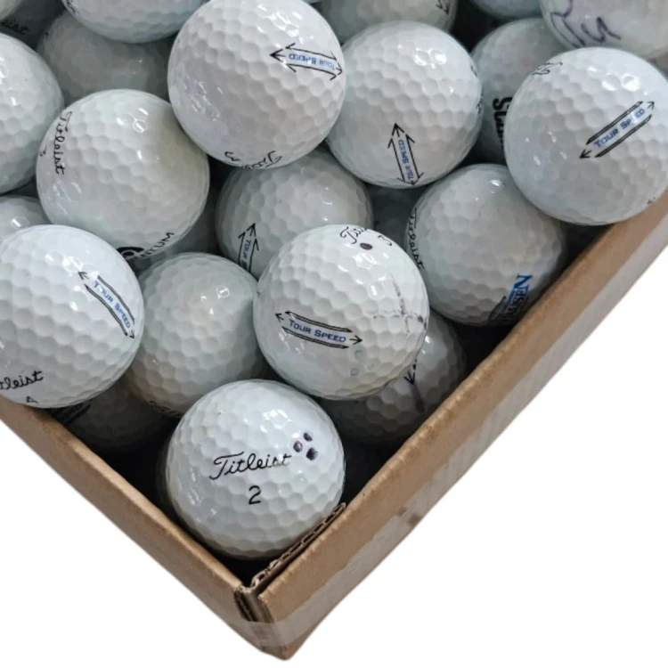 Używane piłki golfowe Titleist Tour Speed LAKEBALLS - 10szt, kategoria A/B, białe