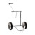 Geotech Ti-Cart - dwukołowy wózek golfowy tytanowy