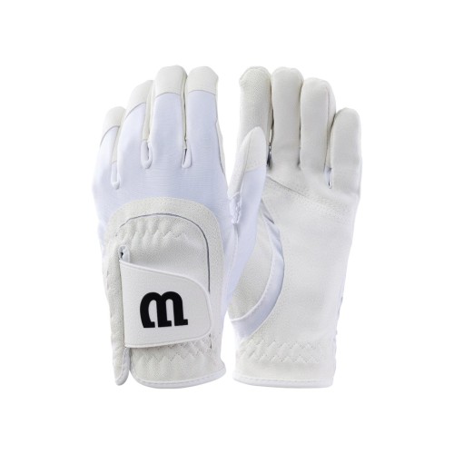 Wilson Junior Fit-All White – biała rękawiczka golfowa dla dzieci na lewą rękę