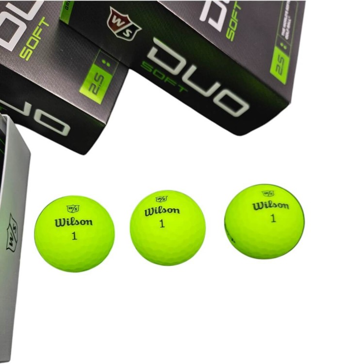 Wilson Duo Soft Green piłki golfowe