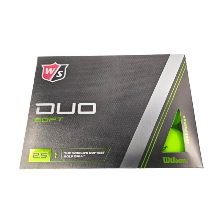 Wilson Duo Soft Green piłki golfowe