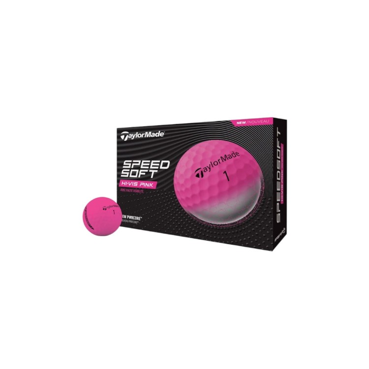 Piłki Taylormade SpeedSoft PINK różowe
