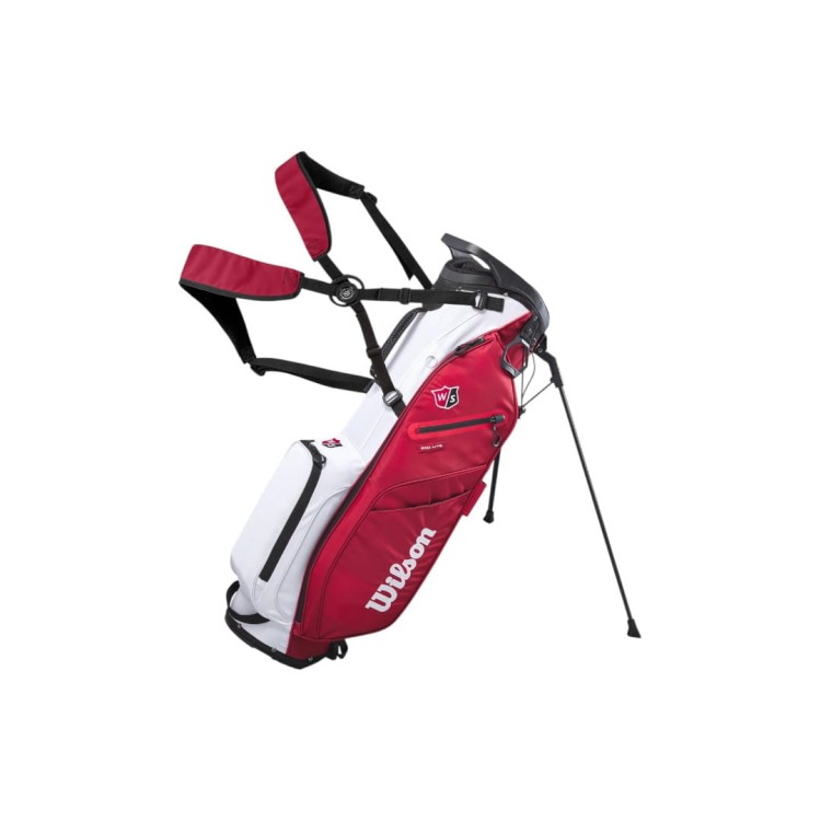 Czerwona torba golfowa Wilson EXO Lite STAFF RED stand bag