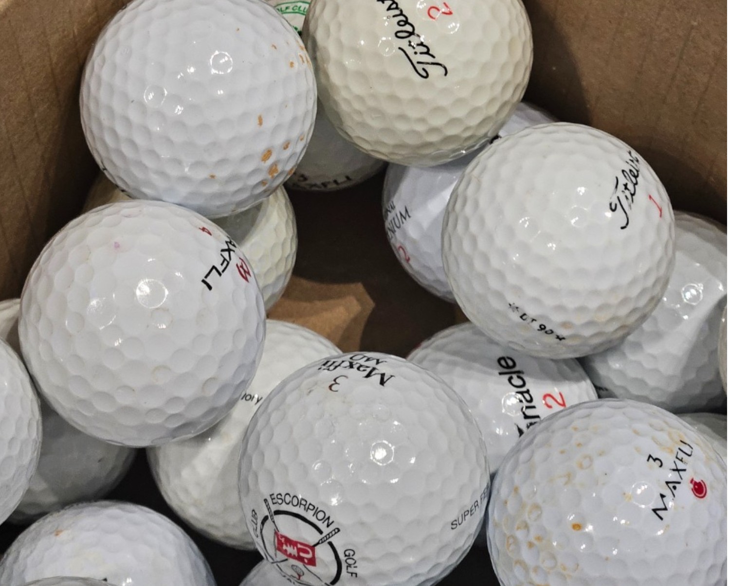 Piłki golfowe używane klasa C/D