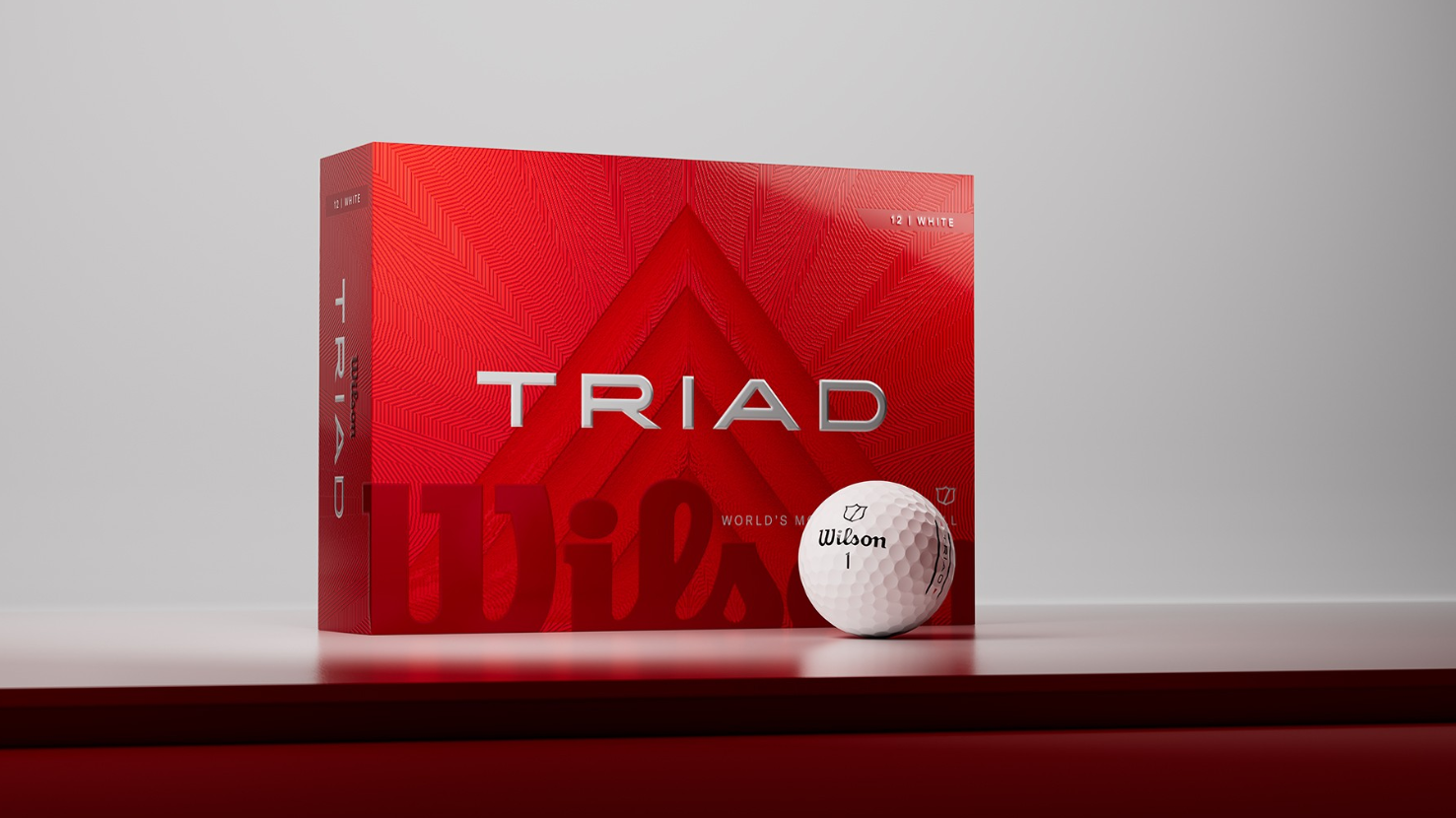 Trójwarstwowe piłki golfowe premium - Wilson TRIAD White