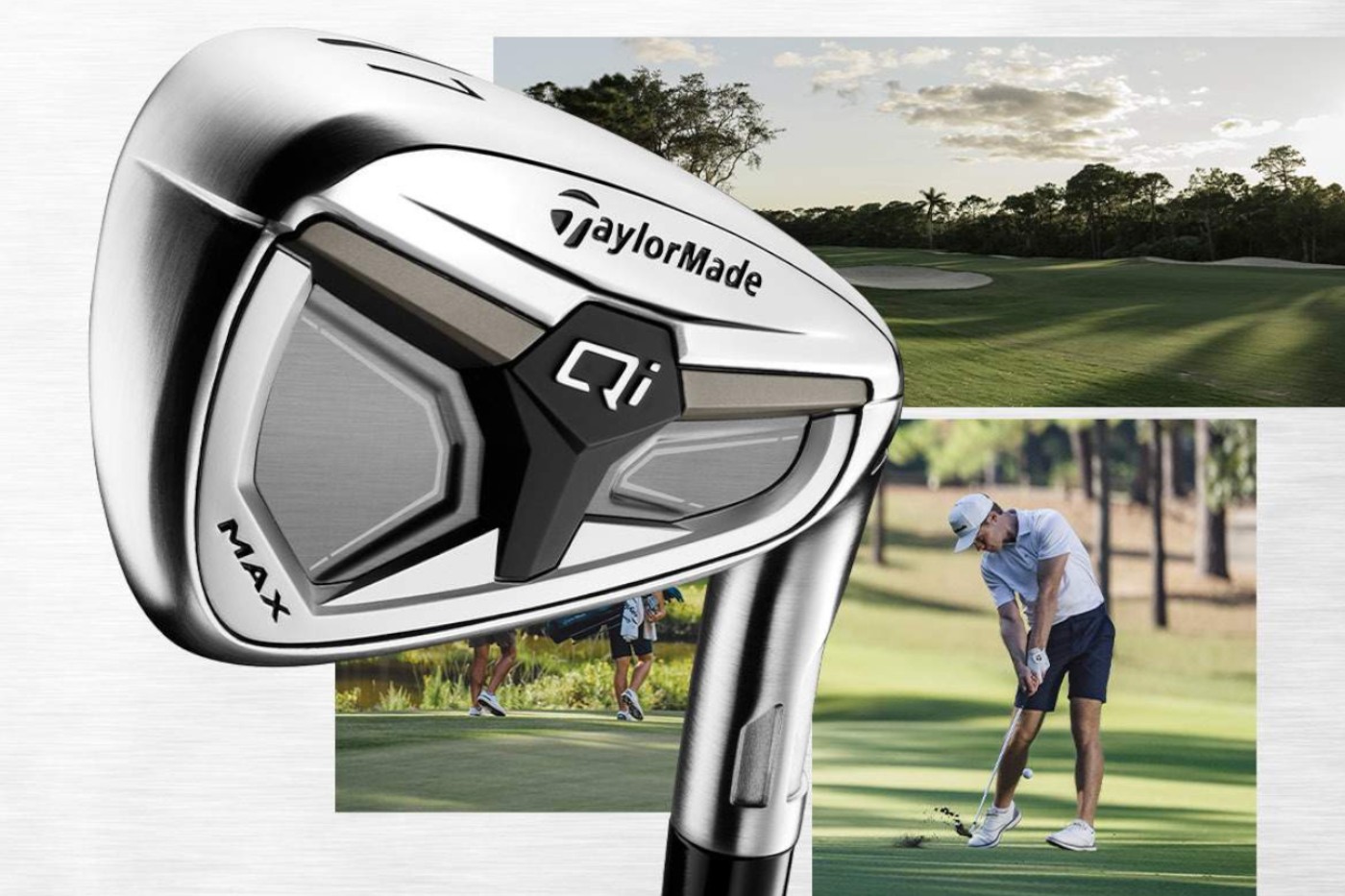 Najnowsze irony Taylormade Qi MAX Irons - shafty grafitowe