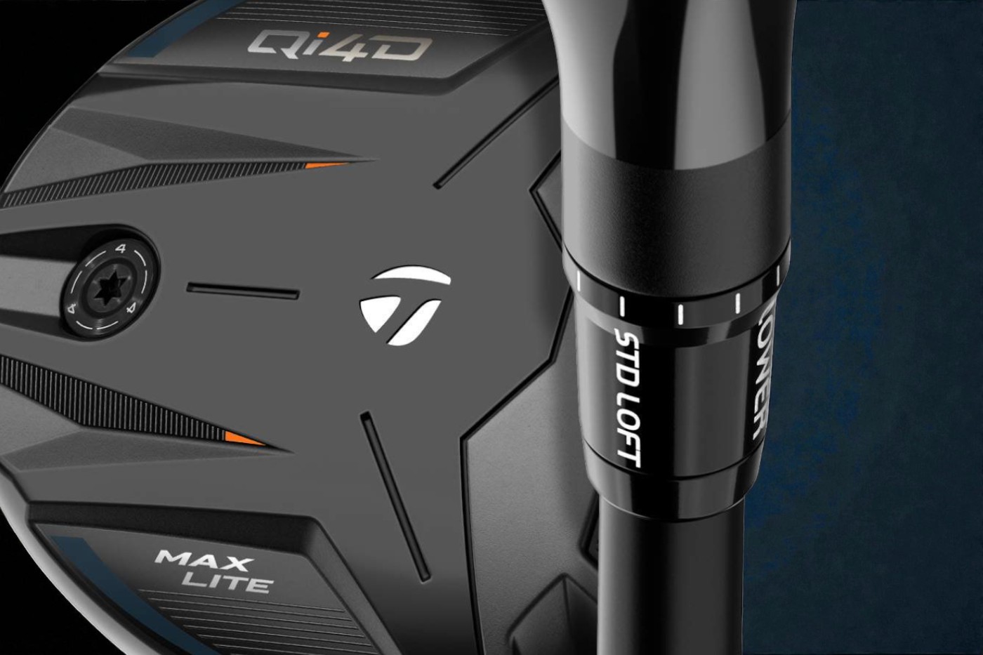 Taylormade Qi4D Max Lite Fairway Wood - regulacja adaptera, lekki wood dla kobiet i seniorów