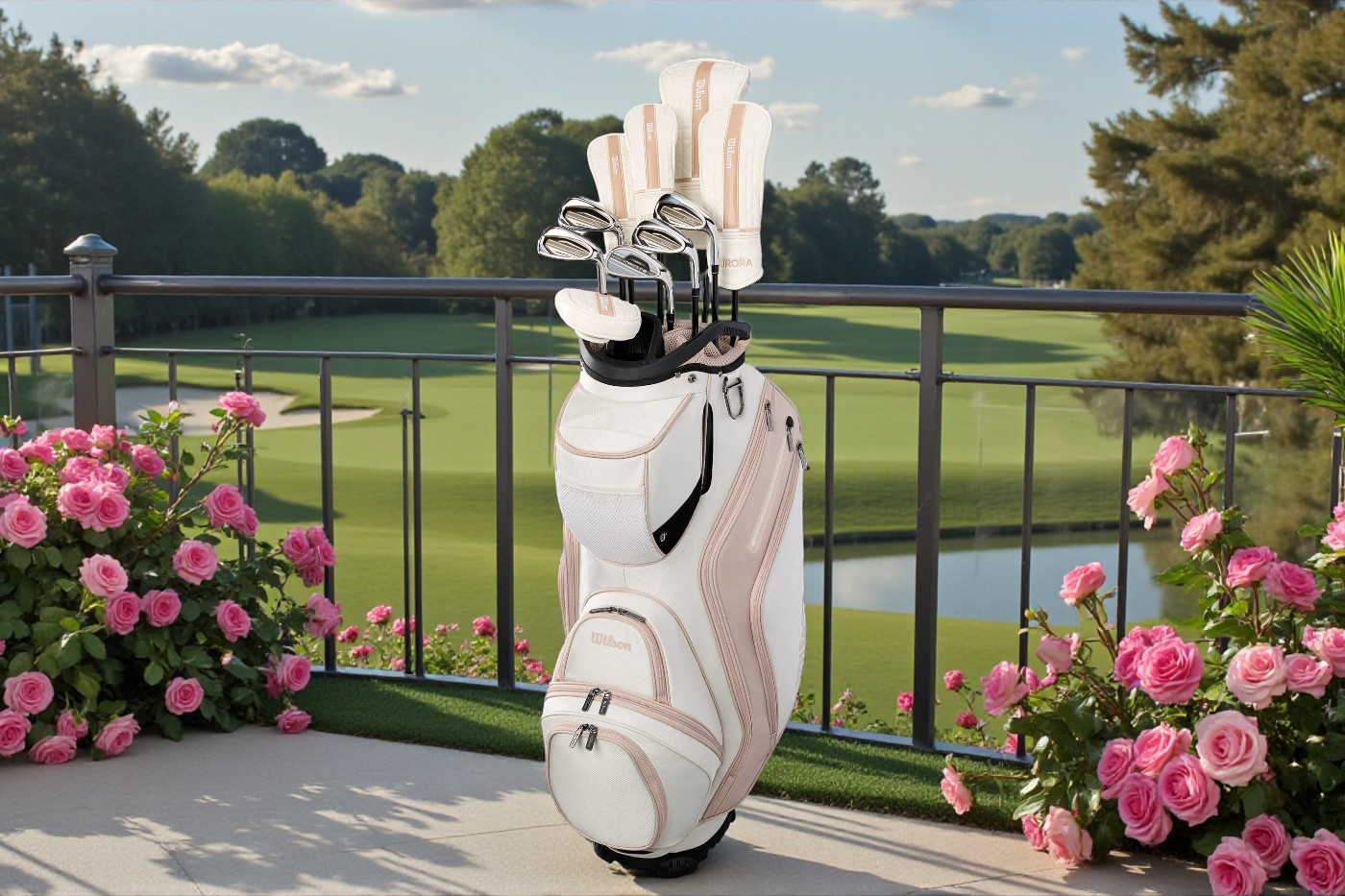 Wilson AURORA Cart Bag - zestaw golfowy premium dla kobiet