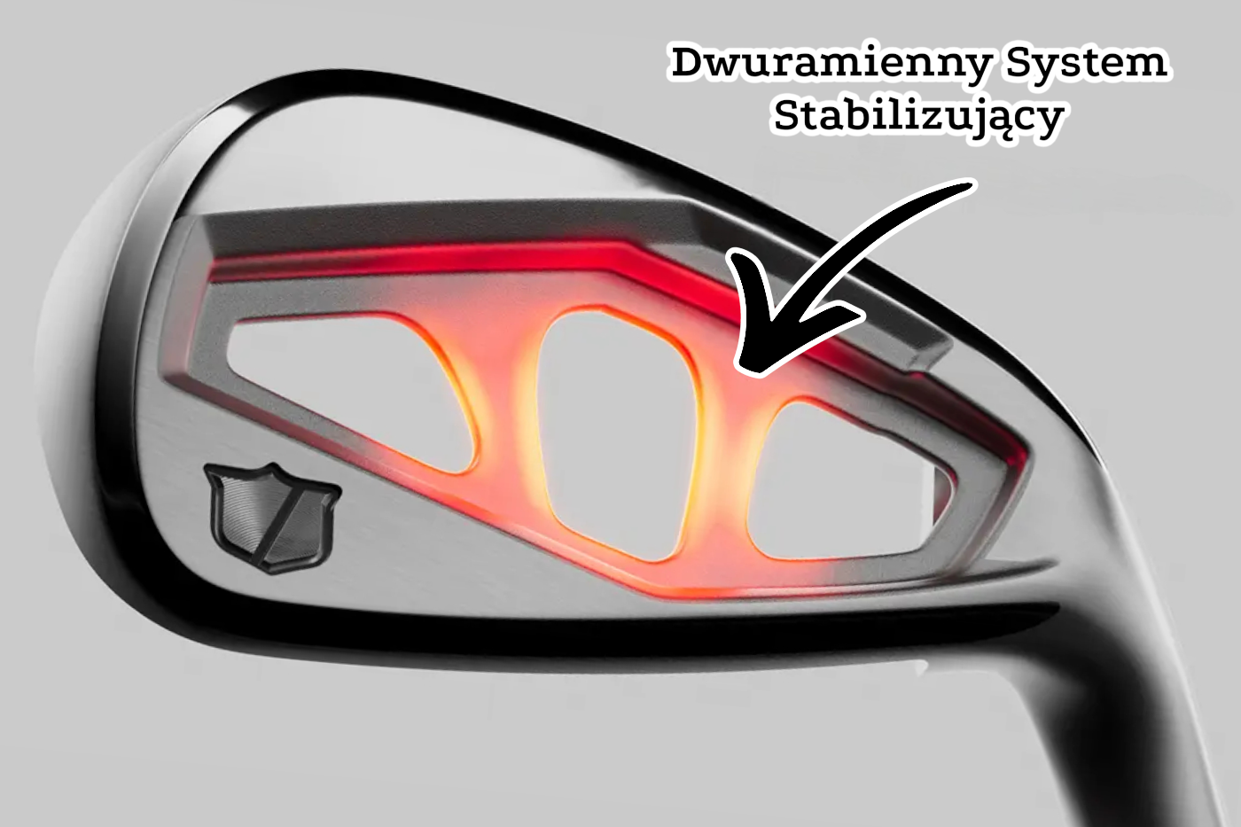Dwuramienny system stabilizujący (Energy Transfer Chassis) - Wilson DYNAPWR Irons